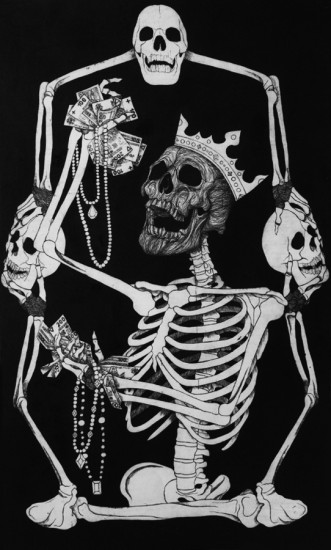 Greed | intaglio | 60x100 cm